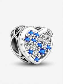 1 Set Mode Perlen Sternbild Serie, geeignet zum Herstellen von Damen Armbändern, DIY Schmuckzubehör, für den täglichen Gebrauch als Dekoration, auch geeignet für Mädchen - Herzförmige Konstellation - Übersicht 22