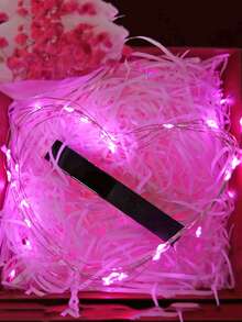 1件 20/10/5/3/1米銅線串燈，電池供電，室內裝飾燈適用於臥室、房間牆壁裝飾、婚禮派對、露營帳篷、戶外花園裝飾、畢業派對裝飾串燈 - 銅線 - 查看 9