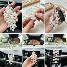 100pcs Flat Pearl Rose Beads With Holes, Suitable For Hair Clips, Phone Cases, Photo Albums, Earrings, Necklaces, Bracelets And Other Jewelry Making Craft Decorations, Gold-Edged Camellia Decoration, Wedding Craft Accessories - White - View 8