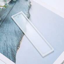 1/3pcs DIY Crystal Epoxy Rectangle Blank Bookmark Silicone Mold - Bookmark Mold - View 7