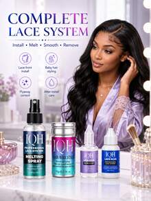 Wig Installation & Styling Kit, Lace Glue, Melting Spray, Hair Wax Stick And Glue Remover Set, Suitable For Lace Front Wigs, Edge Control, Flyaway Smoothing And Daily Wig Care - Wig Styling Kit - View 9