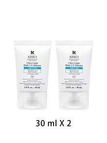 Kiehl's [حزمة] جل مائي خفيف جداً للحماية اليومية من الأشعة فوق البنفسجية SPF50 30 مل * 2 - شفاف - مشاهدة 2