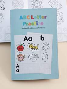 1本學生繪圖練習本趣味字母練習工作簿 返校季學習用品 畢業季禮物 適用多款圖案 26個字母繪圖練習 - 繪畫本 - 查看 14
