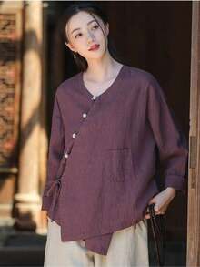 Women Tops - Purple - View 5