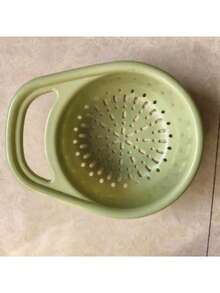 1pc Kitchen Double Layer Colander Basket Fruit And Vegetable Washing Basin Multifunctional Plastic Basket For Washing And Draining - One Size - View 4
