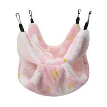 Hamster & Sugar Glider Warm Double-Layer Hanging Bed, Suspended Squirrel Sleeping Bag, Pet Supplies - A - View 8