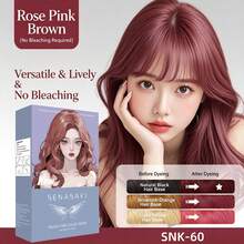 Raspberry Red Plant-Based Hair Dye | Home Use, Damage-Free, Easy To Color, High Color Intensity, Long-Lasting Effect - Multicolor - View 16