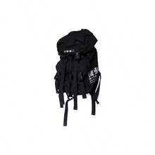 Techwear - Mochila japonesa para hombre - Negro - Ver 2