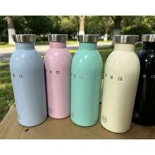 500ml 高品質真空保溫水瓶，大容量辦公室隨行杯，便攜式車用杯，可重複使用咖啡/茶/牛奶，雙層不鏽鋼，防漏，冷熱皆適，適合學生與成人於居家、學校、辦公室、派對、露營、野餐使用 - 多色500ml - 查看 3
