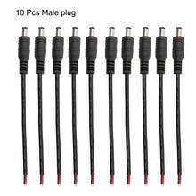 5/10pcs DC 5521 Female To Male Connector Cable, DC Power Plug Cable Socket Adapter Connector, Suitable For CCTV Solid Color 3528 5050 LED Strip - 15CM/5.9inch - View 24