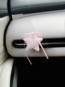 Cute Polka Dot Five-Pointed Star Car Air Vent Clip, Car Interior Decoration, Car Accessories - Five-pointed Star - View 14