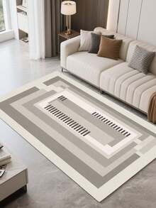 Minimalist Geometric Pattern Printed Indoor Decorative Carpet, Living Room Sofa Rug, Bedroom Carpet, Bedside Anti-Slip Mat, Dining Room Kitchen Rug, Office Chair Pad, Entryway Doormat, Picnic Blanket, Outdoor Camping Mat - Multicolor-11 - View 6