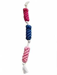 Durable Interactive Dog Chew Toy, Suitable For Medium And Small Dogs Chewing And Interaction. Multi-Functional Teeth Cleaning Rope, For Indoor/Outdoor Training And Dental Care, Designed For Strong Chewers, Suitable For All Dog Breeds (Puppies And Adult Dogs) - Nhiều màu - Xem 9