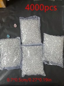 50/500/1000/5000個仿真冰石，壓克力寶石水晶，塑料鑽石裝飾填充物，適用於花瓶、魚缸、春季派對桌面散佈、婚禮食物展示、攝影道具、家居裝飾 - 透明 - 查看 16