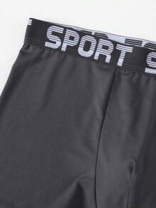 Tween Boy Letter Print Casual Daily Boxer Briefs 4pcs/Pack - Multicolor - View 7
