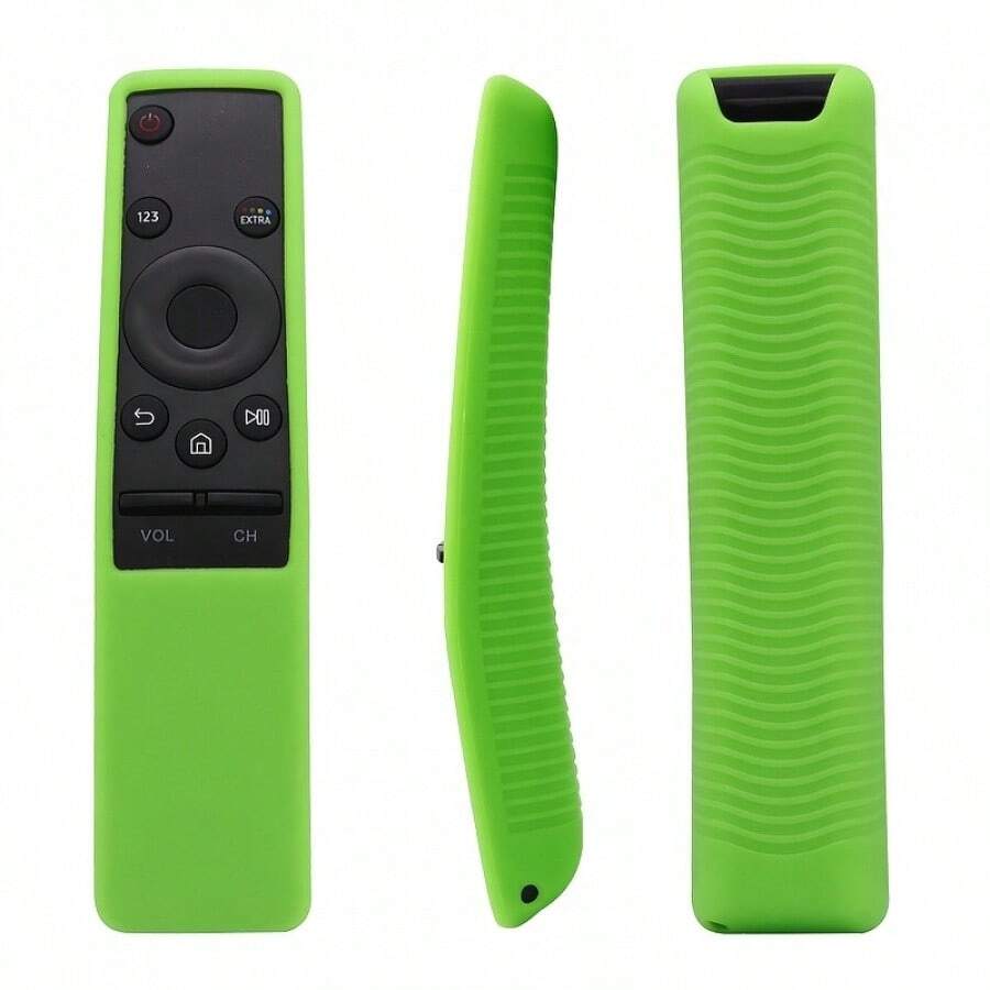 (2pcs) TV Remote Control Protective Case, Compatible With Samsung BN59 Series Remote, Glow-In-The-Dark Remote Control Cover - View 1