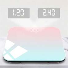 Digital Scale - Smart Glass Body Fat Scale With LED Display, Bathroom Weight Scale, Ideal For Daily Home Use. DTEP - 1 - View 1