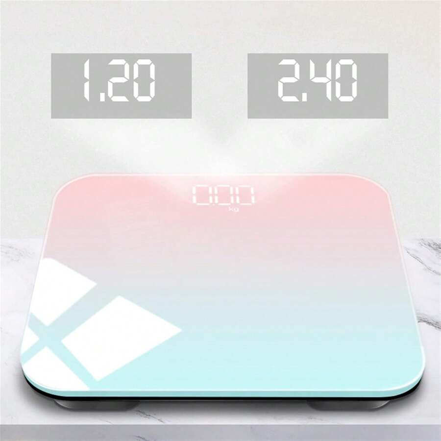 Digital Scale - Smart Glass Body Fat Scale With LED Display, Bathroom Weight Scale, Ideal For Daily Home Use. DTEP - 1 - View 1