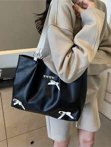 Women Shoulder Bags - Black - View 3