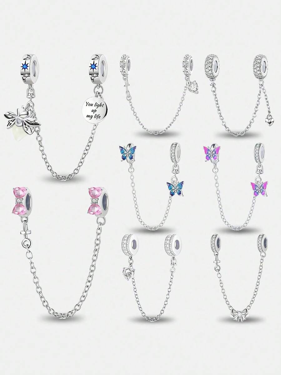1pc Fashionable Tarot Card Pendant Decoration, Suitable For Women Bracelet/Bangle DIY Jewelry Making And Daily Decoration, Girls Accessory - Beaded 2 - View 1