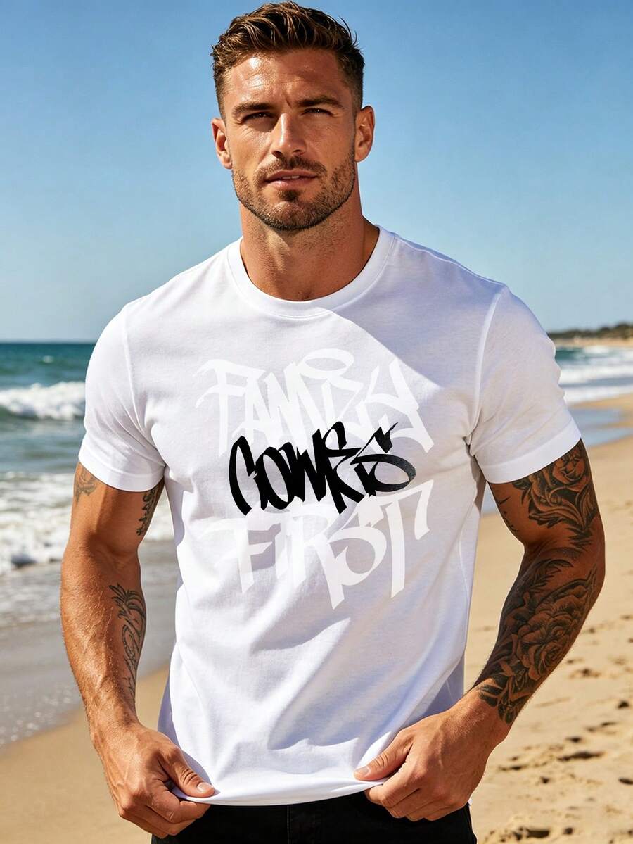 Camisetas de hombre - Blanco - Ver 1