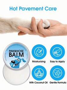 FurGlow 2-In-1 Pet Paw & Nose Balm For Dogs & Cats, Hydrates Dry Cracked Paws, Soothes Rough Nose, Gentle Lick- Formula, Moisturizing Care For Hot Pavement Walks, Easy To Apply For Daily Grooming, Ideal For Summer Outdoor Use And Paw Protection - Multicolor - View 4