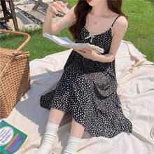 Zd-519# Black Floral Nightgown