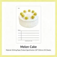 30pcs PaperMore Today's Sweet Series Sticky Notes, Korean Artistic Style Memo Pads, Retro Decorative Bottom Paper Suitable For Diary, Planner, Album, And Daily Office Memo - A - View 16
