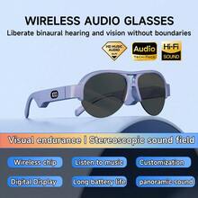 Lunettes intelligentes 6.0 style 2026 avec écouteurs HIFI sans fil, double haut-parleur, commande tactile, recharge USB Type-C, idéal pour la musique et les appels, écouteurs sans fil,Lunettes modernes,Connectivité sans fil, écouteurs sans fil, pour cadeau d'été - Voir 13
