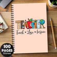 Humorous Teacher Appreciation Notebook, Travel Journal, Learning Activity Planner, Back To School Office Supplies Gift, Colleague Memo Pad, University Graduation Commemorative Personal Organizer School Supplies - E - View 1