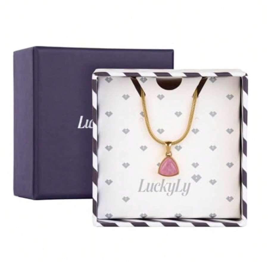Women Jewelry Gifts - 4. April - Rose Quartz - View 1