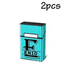 Custom Name Cigarette Case, Personalized Cigarette Case, Customized Storage Box, Customizable Travel Case, Birthday, Father's Day, Wedding Gift - Multicolor - View 16