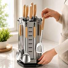 Organizador Giratório De Cozinha Facas E Utensílios 37cm - default - Visão 4