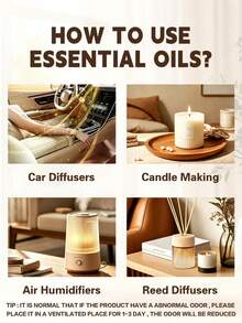 4pcs Christmas Aromatherapy Essential Oil Set, Suitable For Humidifiers, Candle Making And Diffusers, Ideal For Home, Hotel, Christmas Holiday Gift Recommendation, Home Decor, Halloween Decor, Room Decor - 4PCS - View 3