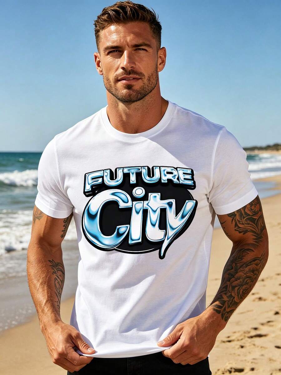 Camisetas de hombre - Blanco - Ver 1