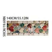 1 pieza Alfombra decorativa de estilo moderno con piedras de colores, decoración de dormitorio, alfombra pequeña, alfombra lavable, decoración de sala de estar, alfombra para exteriores - Multicolor - Ver 13