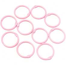 10pcs/Pack Colorful Iron Painted Round Keychain 30mm Bag Pendant Accessories Split Ring Handmade DIY Jewelry Material - Colorful Keychain - View 18