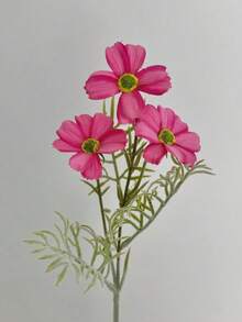 1件/3件 17英吋逼真觸感人造波斯菊花 - 波希米亞風雛菊花束，四季居家裝飾，夏季婚禮與秋季感恩節中心裝飾，不褪色人造菊花，適用於桌面/攝影 - 彩色 - 查看 15