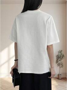 Women T-Shirts - White - View 2