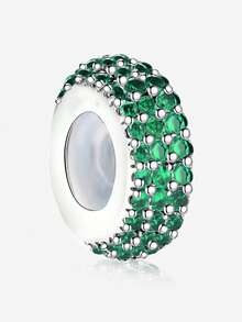 1 pieza Brazalete/Pulsera con diamantes brillantes de moda, adecuado para hacer joyas DIY, accesorio diario para combinar con el atuendo de las mujeres - Cuentas 1 - Ver 14