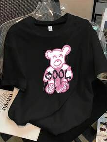 Halloween Graphic T-Shirt - Black - View 1