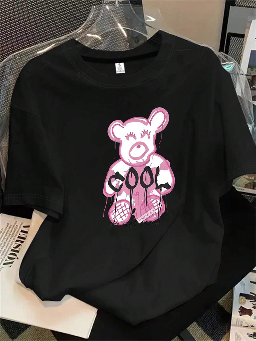 Halloween Graphic T-Shirt - Black - View 1