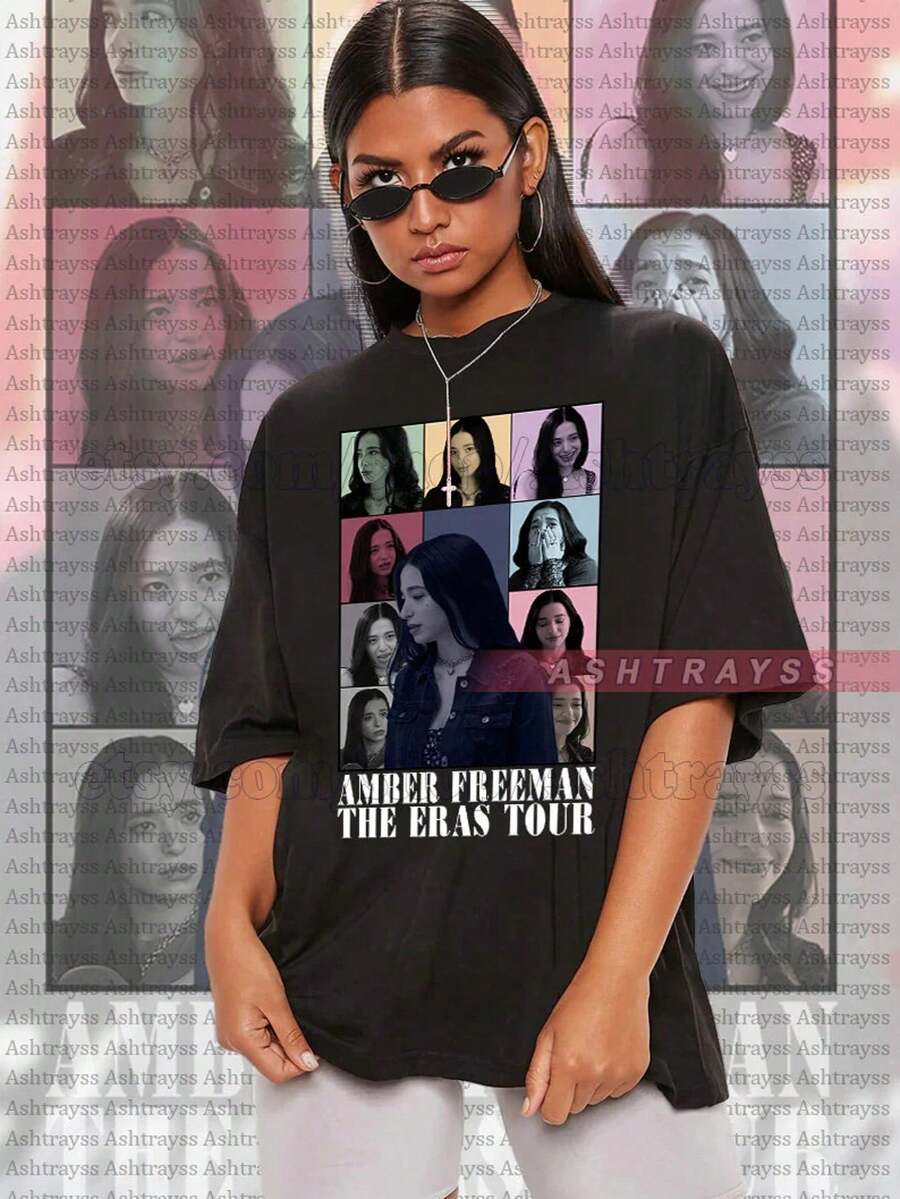 Amber Freeman- Mikeyy Madisonn The Erass Tourr Tee - Black - View 1