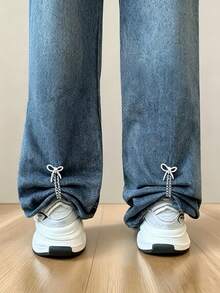 Adjustable Trouser Clips And Cuff Clips, Detachable Trouser Leg Clips, Suitable For Trousers And T-Shirts, Clips With Chains, Trouser Leg Clips - Multicolor - View 4