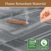Clear Office Chair Mat For Carpet Floors, Heavy Duty PVC Floor Protector For Low Pile Carpets, Slip Studded Underside Computer Desk Mat, Transparent Rolling Chair Pad For Home Office Workspace - 36" X 48"- Convex - View 6