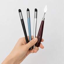 4pcs Oil Pastel Smudge Stick, Oil Painting Knife Set, Multifunction Art Tools For Professional Artists Sketching And Oil Painting Creation - Sets - View 4