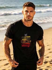 Camisetas de hombre - Negro - Ver 1