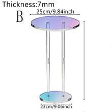 1 bộ bàn cạnh sofa acrylic đa năng, kệ lưu trữ phù hợp cho phòng ngủ, phòng khách, nhà bếp và hành lang - Nhiều màu - Xem 8