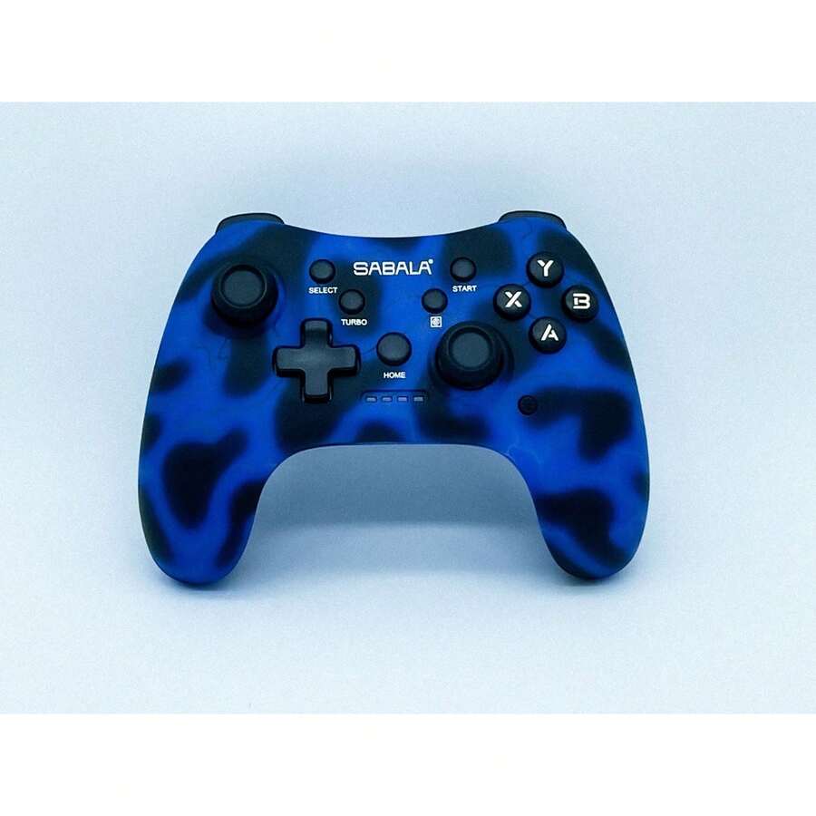 De911-3 Game Console/SABALA Game Controller Compatible With PC/IOS/Android/Switch - Blue - Red and White - View 1