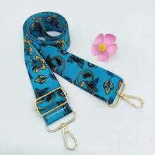 3.8CM 彩色花卉印花可調節替換包包肩帶 - 彩色 - 查看 13